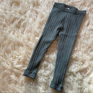 Like new Zara girl’s cableknit footless tights